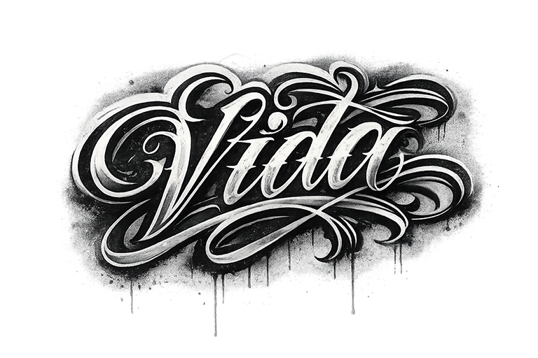 Chicano Lettering example